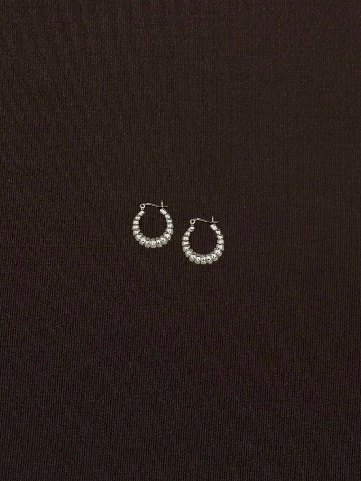 Arracadas Chunky Bolsa Rayada