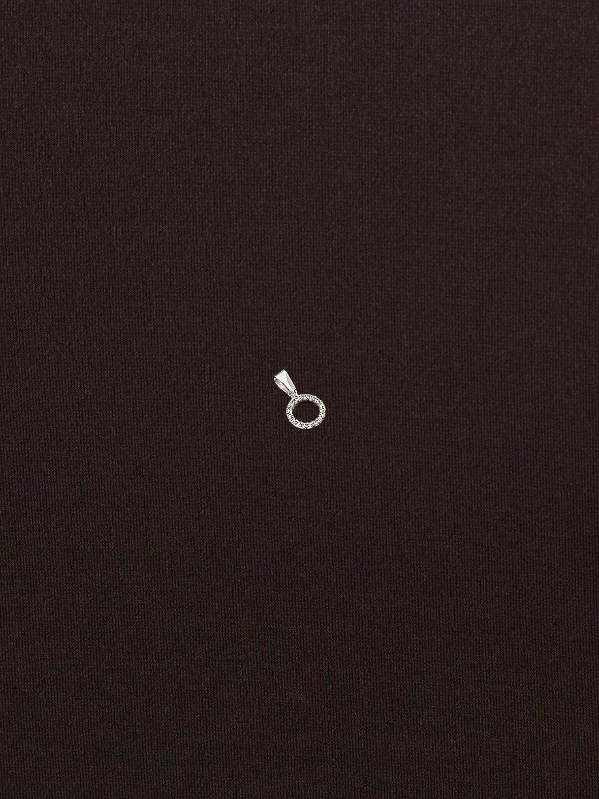 Dije Círculo Hueco de Zirconias