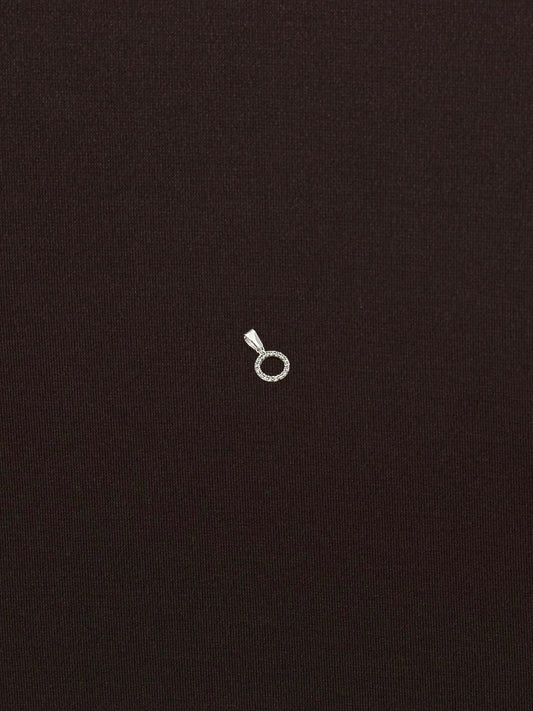 Dije Círculo Hueco de Zirconias