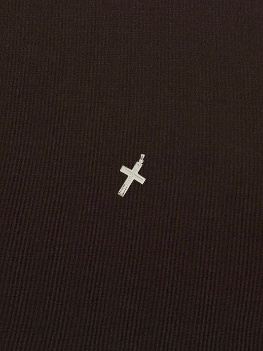 Dije Cruz Hueca Fondo Liso