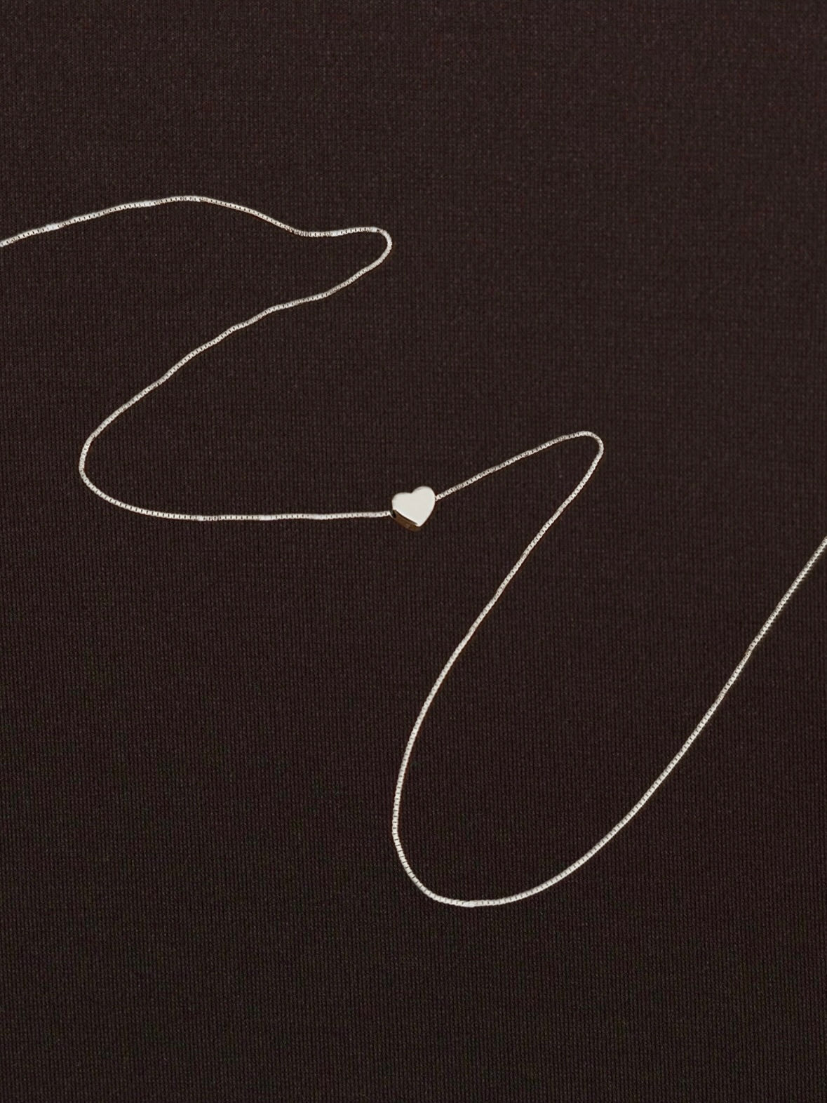 Collar Corazón Rectangular Mini