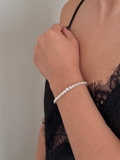 Pulsera Bolas Lisas Mixtas