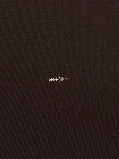 Anillo Gota Morada con Zirconias Blancas