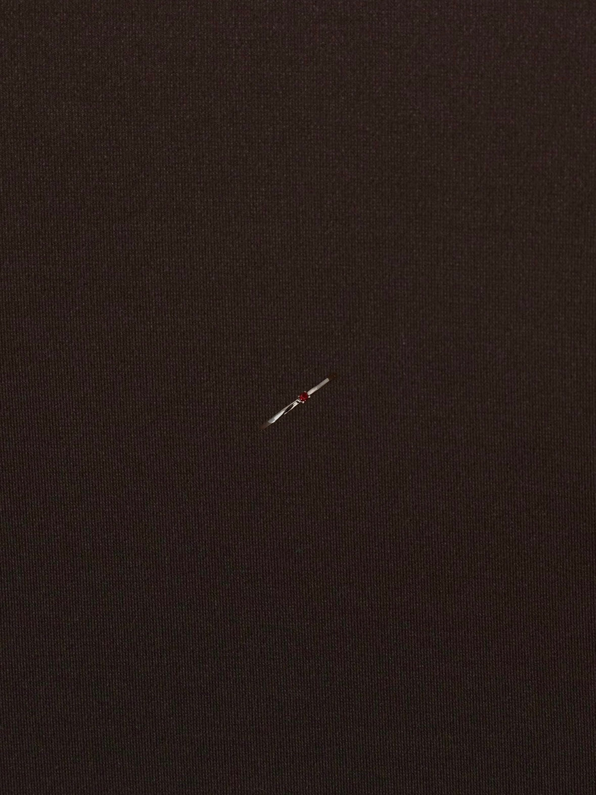 Anillo Zirconia Roja Mini