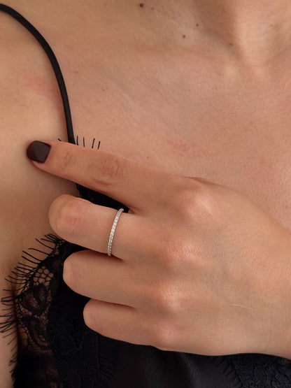 Anillo Media Churumbela Blanca