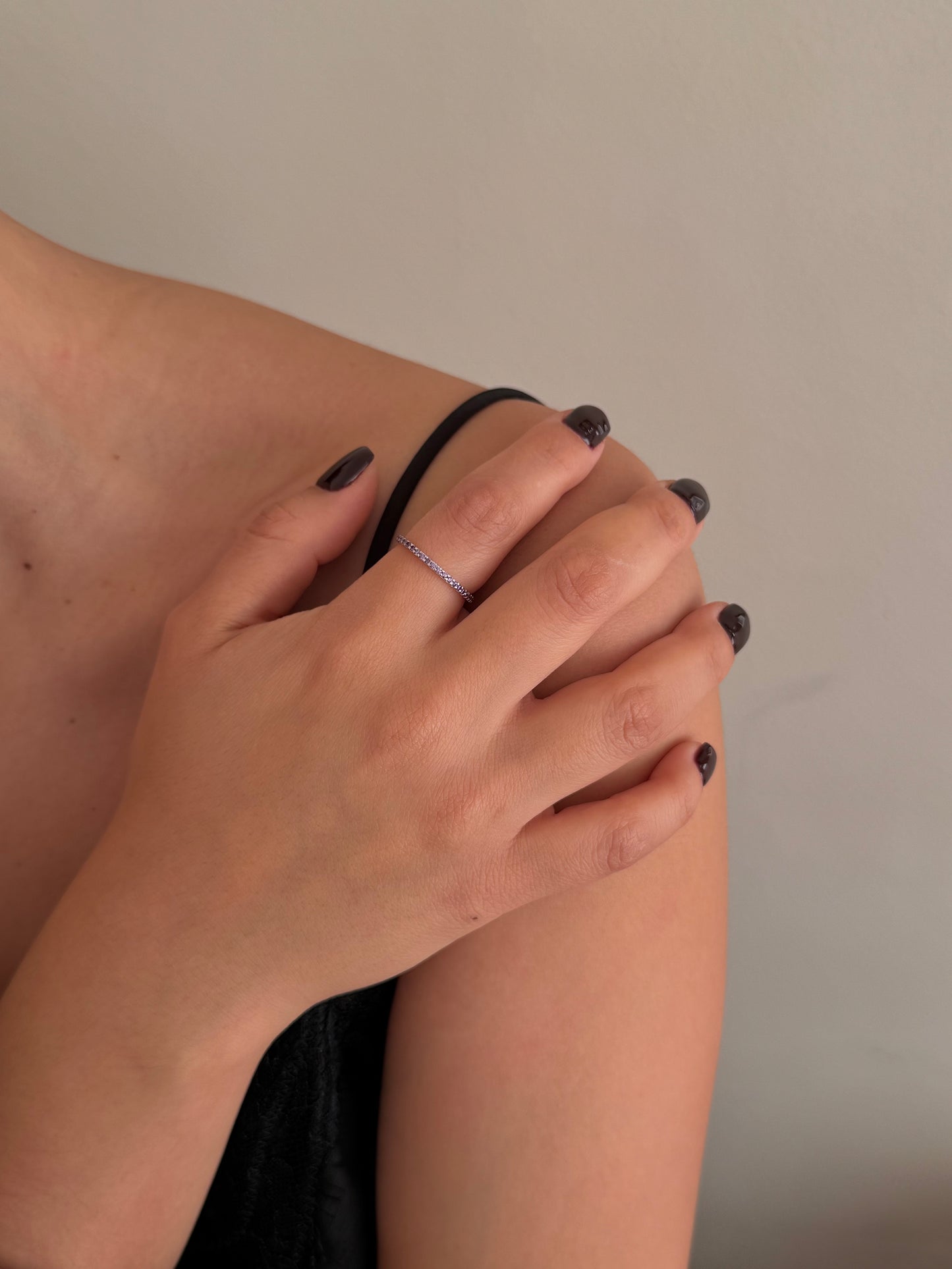 Anillo Media Churumbela Morada