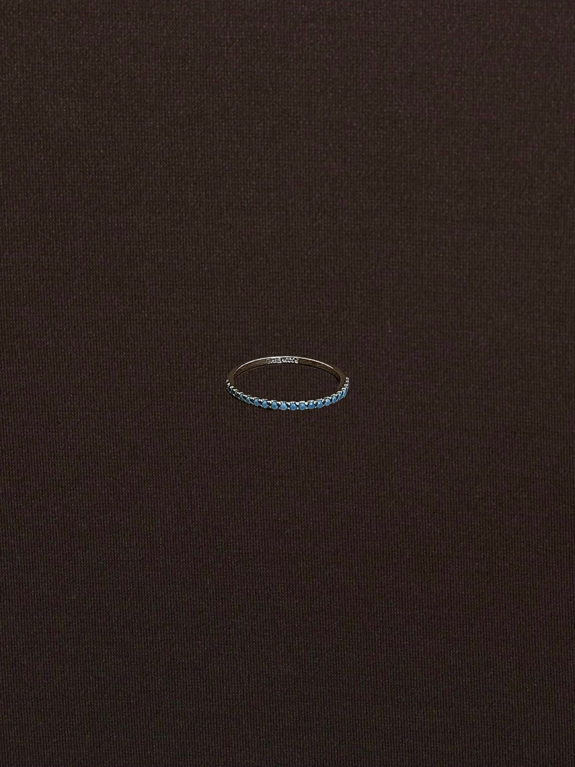 Anillo Media Churumbela Turquesa