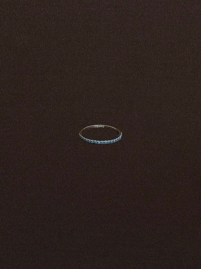 Anillo Media Churumbela Turquesa