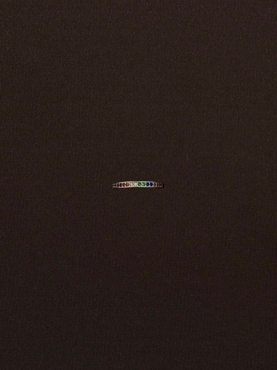 Anillo Media Churumbela Arcoíris Bisel