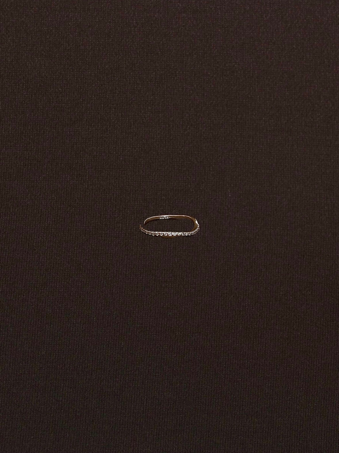 Anillo Churumbela Ondulada Blanca