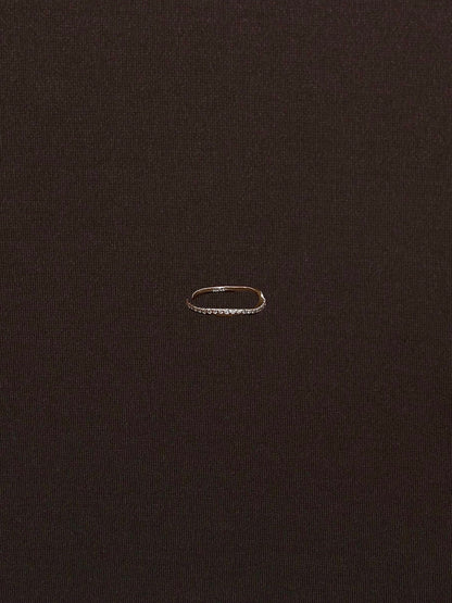 Anillo Churumbela Ondulada Blanca