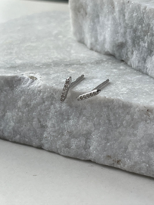 Aretes Brillo Lineal