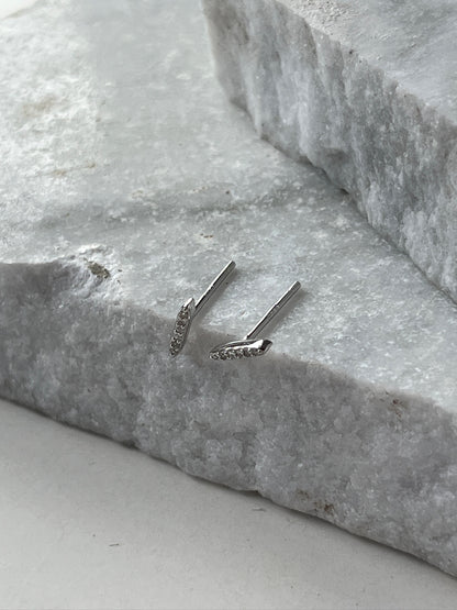 Aretes Brillo Lineal