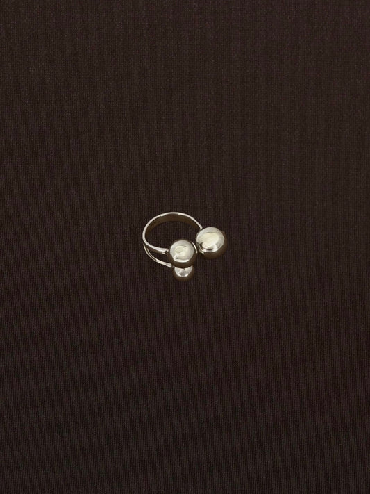 Anillo Triple Bola Ajustable