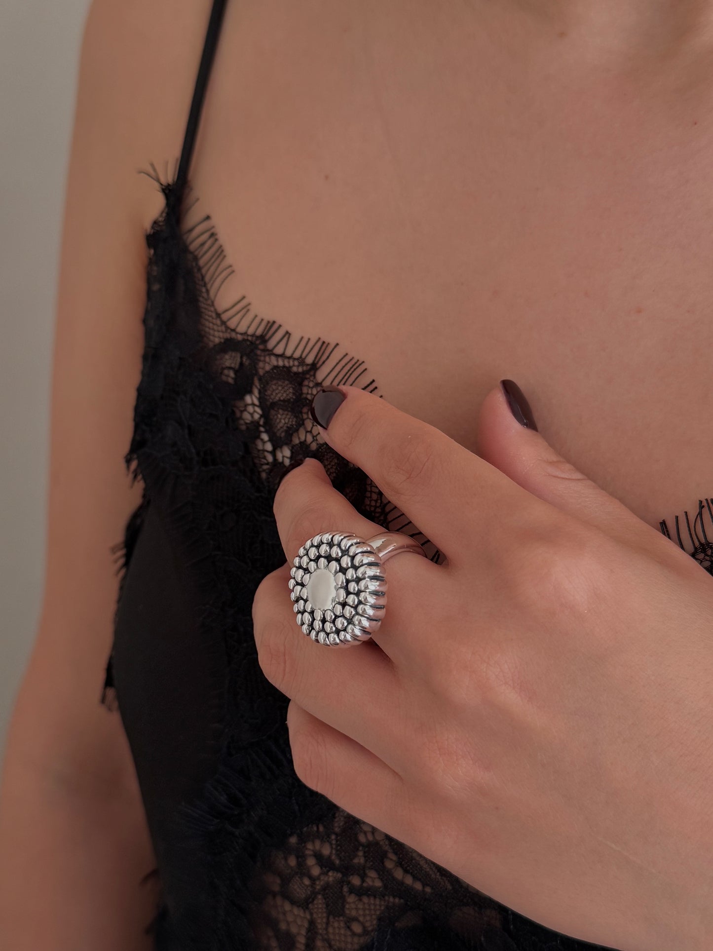 Anillo Círculo de Palitos