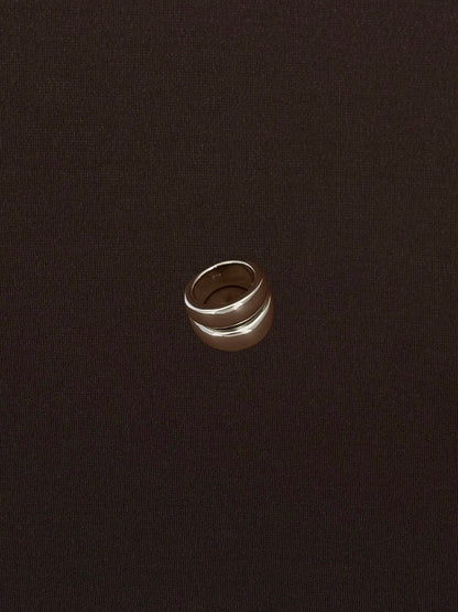 Anillo Doble Línea Gruesa