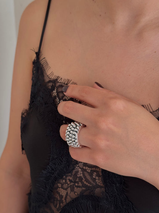 Anillo Bolitas Chunky