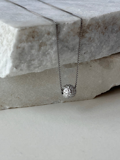 Collar Esfera Brillante