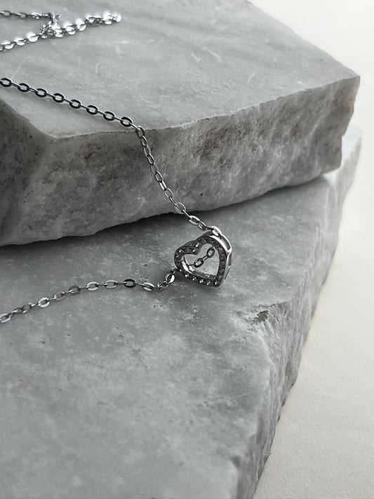 Collar Corazón Contour Mini