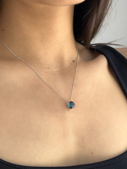 Collar Destello Azul