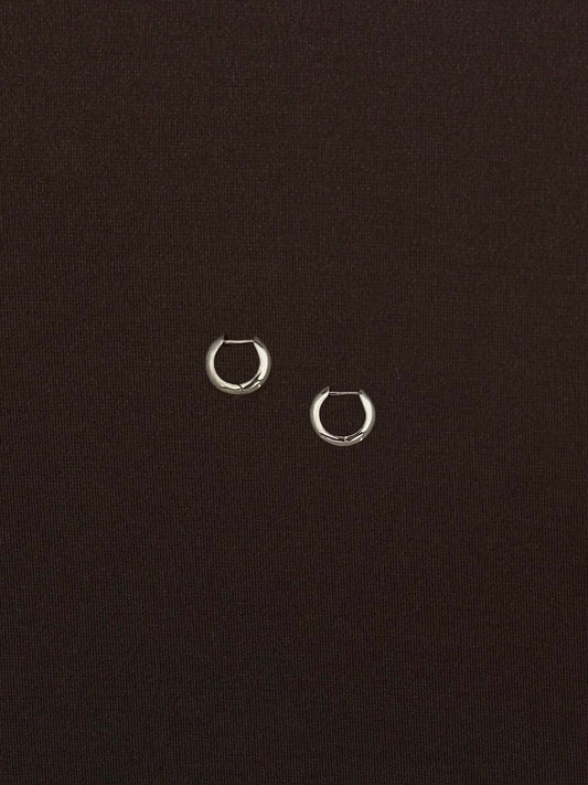 Aretes Círculos Paralelos con Línea de Zirconia