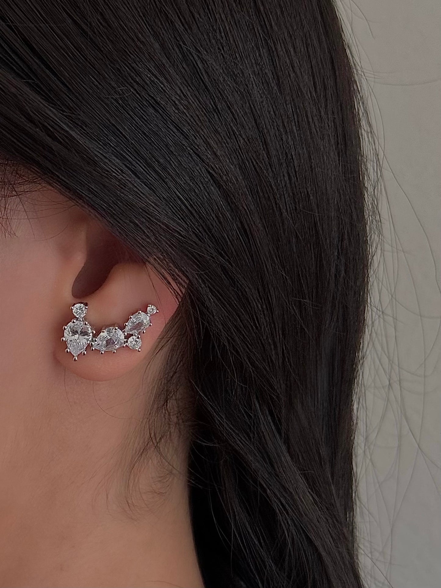 Aretes Nopales con Zirconias