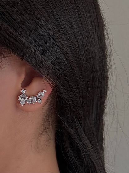 Aretes Nopales con Zirconias