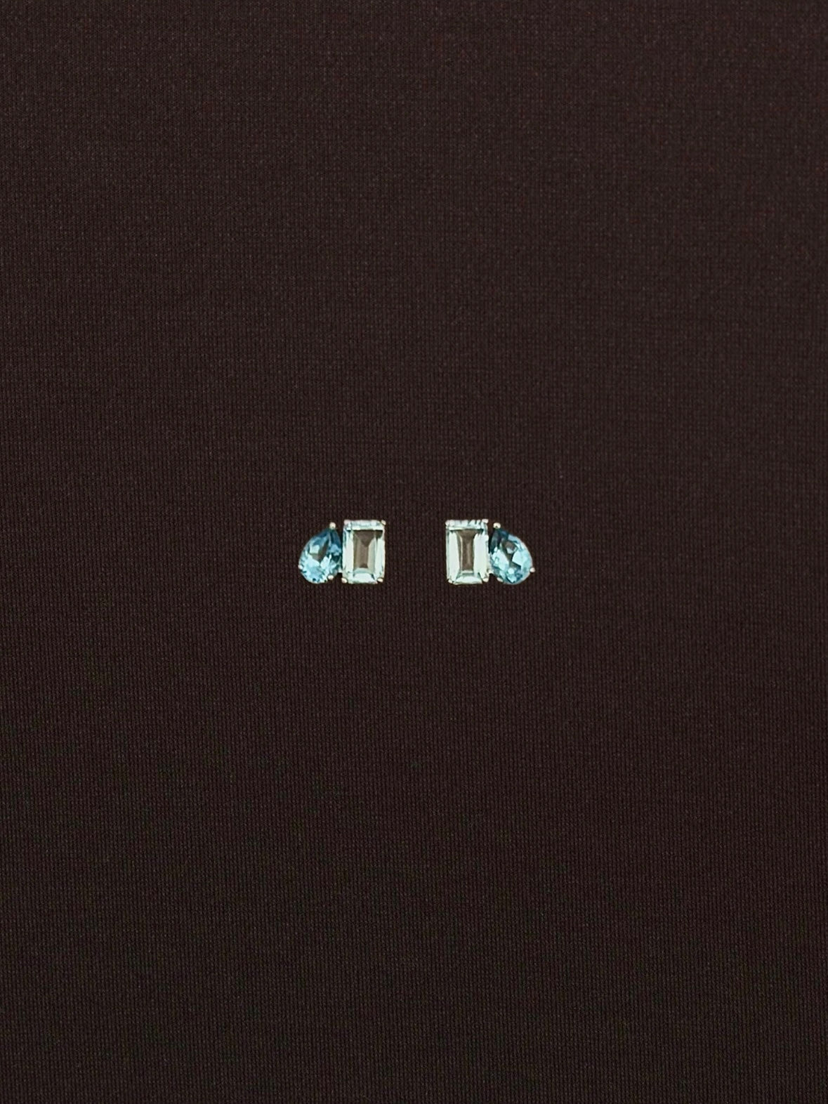 Aretes Topacio Swiss con Topacio Sky