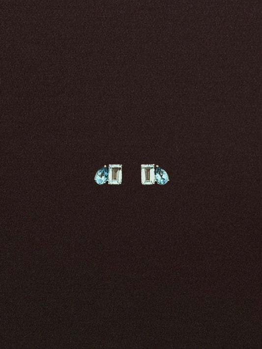 Aretes Topacio Swiss con Topacio Sky